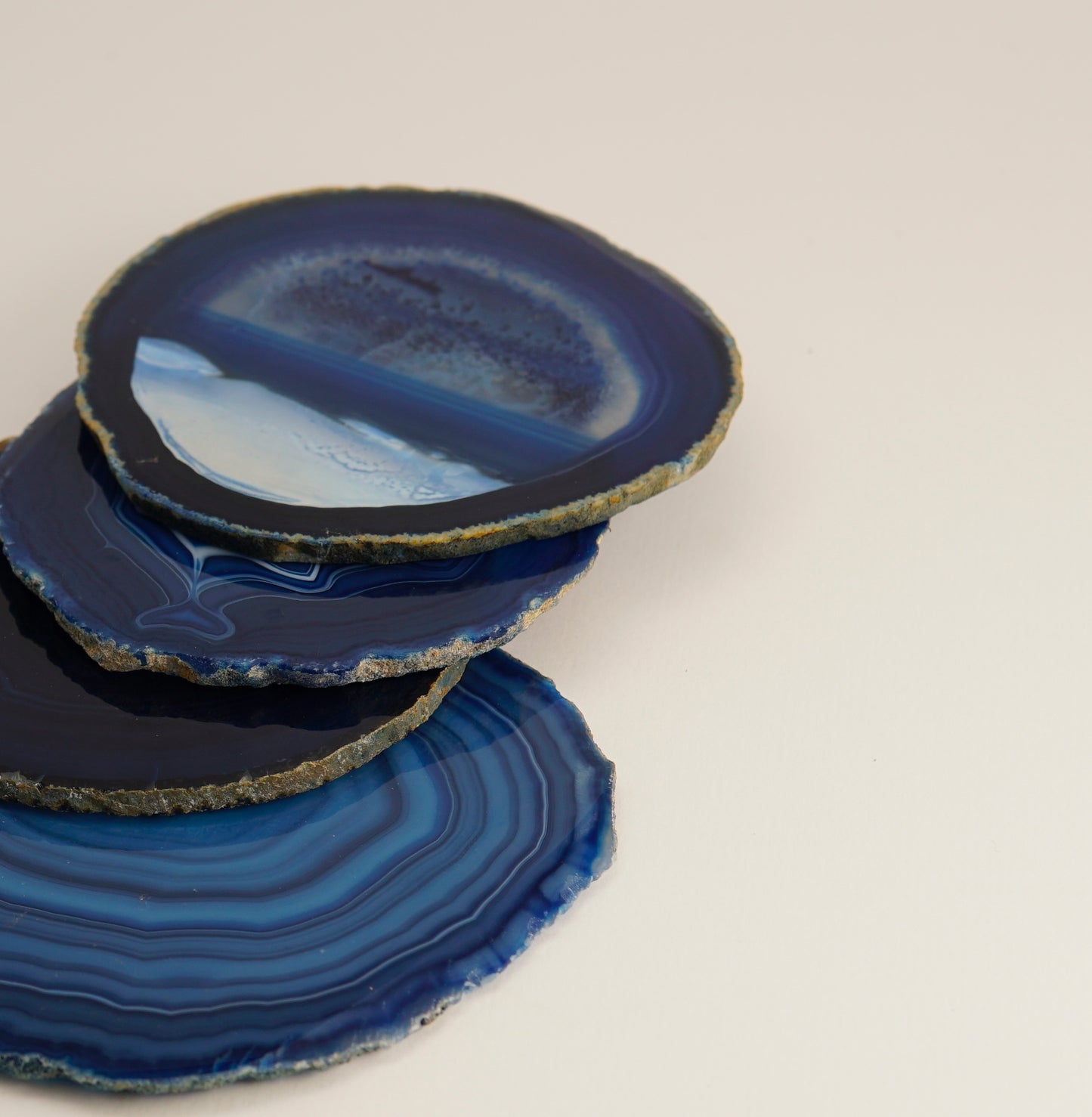 Agate coasters - set of 4 pieces