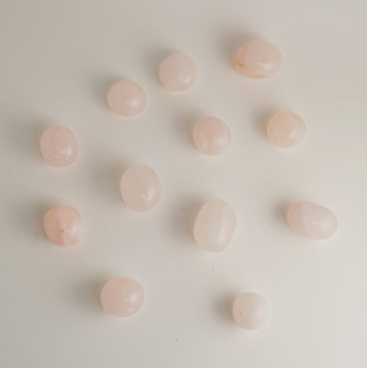 Quartzo rosa rolado