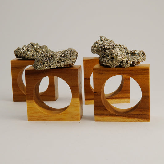 Pirita square napkin rings - set of 6 pieces