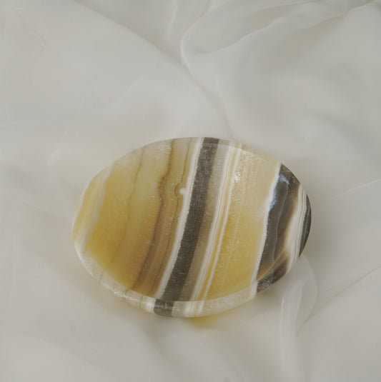 Round Aragonite Bowl
