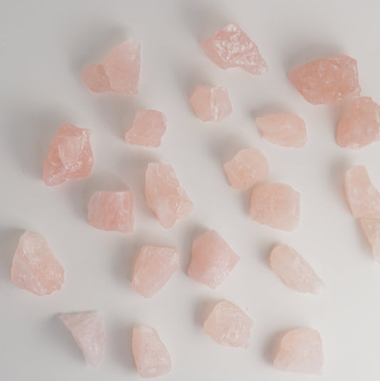 Quartzo rosa bruto