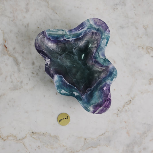 Bowl Orgânico em Fluorita