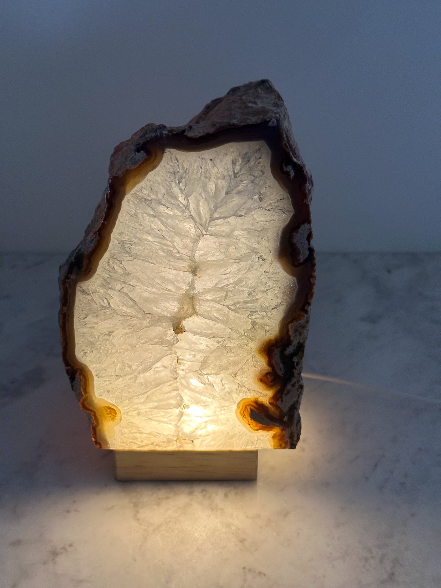 Crystal lampshade