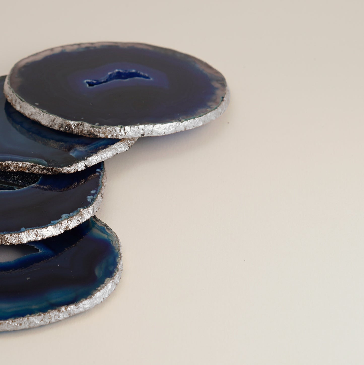 Agate coasters - set of 4 pieces