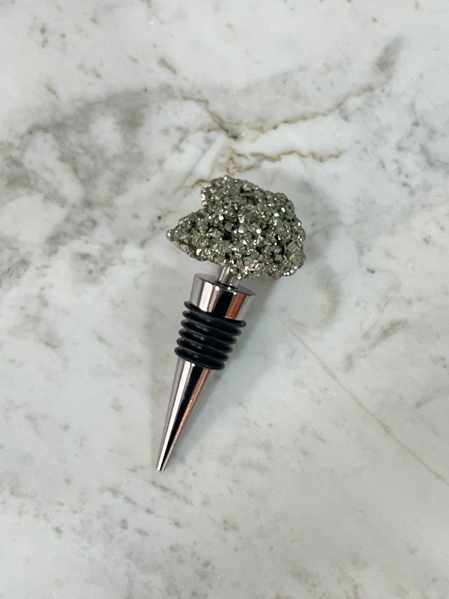 Natural stone bottle cap