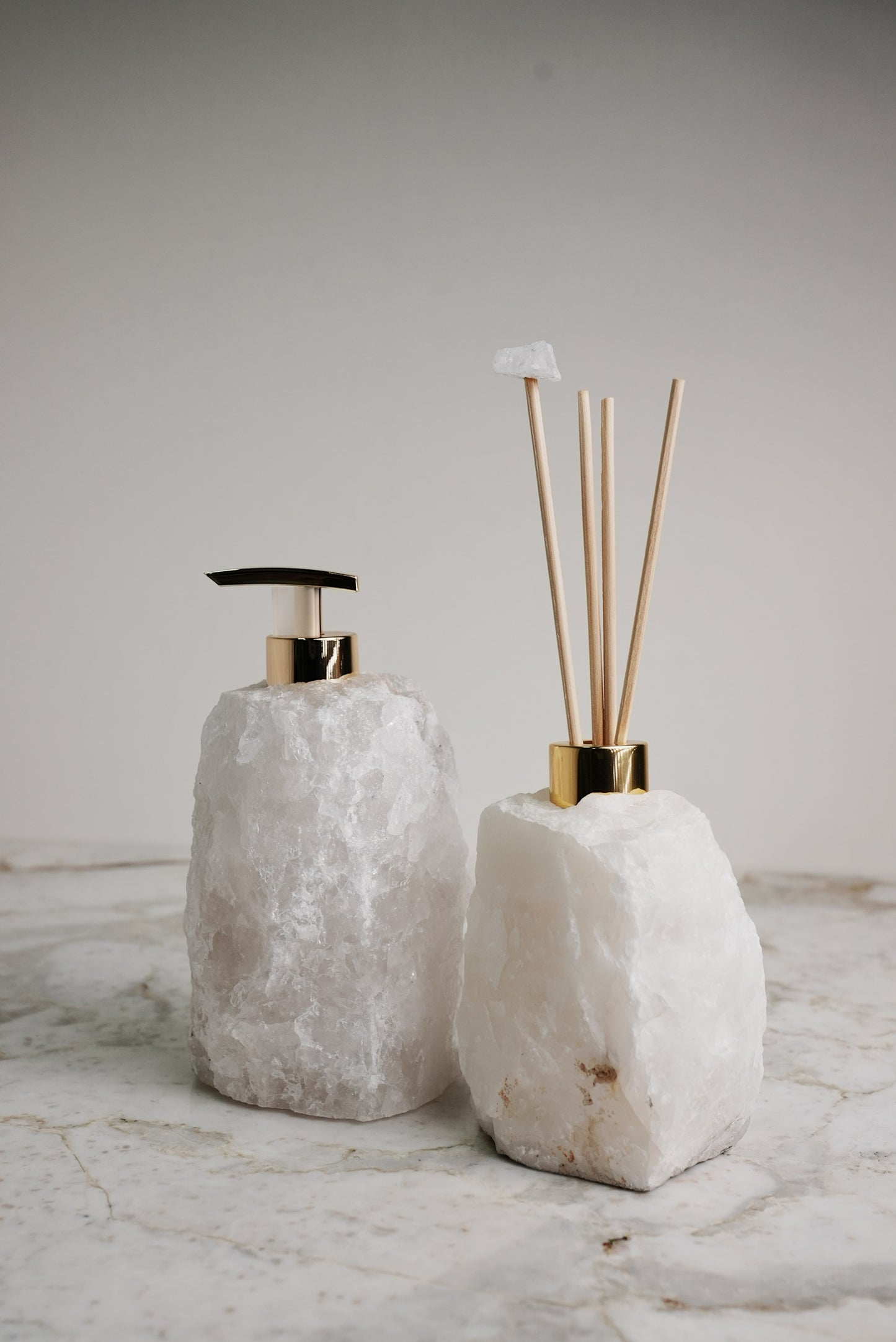 Kit Lavabo Quartzo Branco